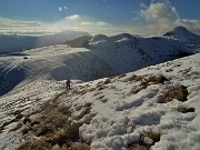 61 Al passo agganciamo il sent. 101 normale che sale dal Passo Baciamorti